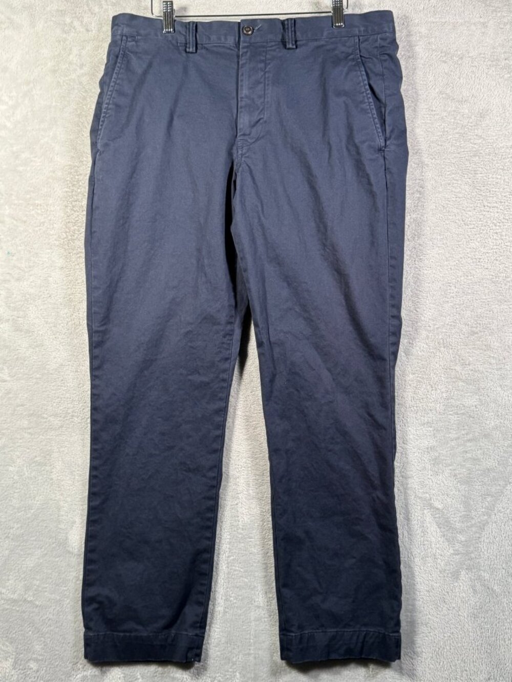 Polo Ralph Lauren Chino Pants Mens 34x30 Navy Blue The Bedford Stretch Cotton